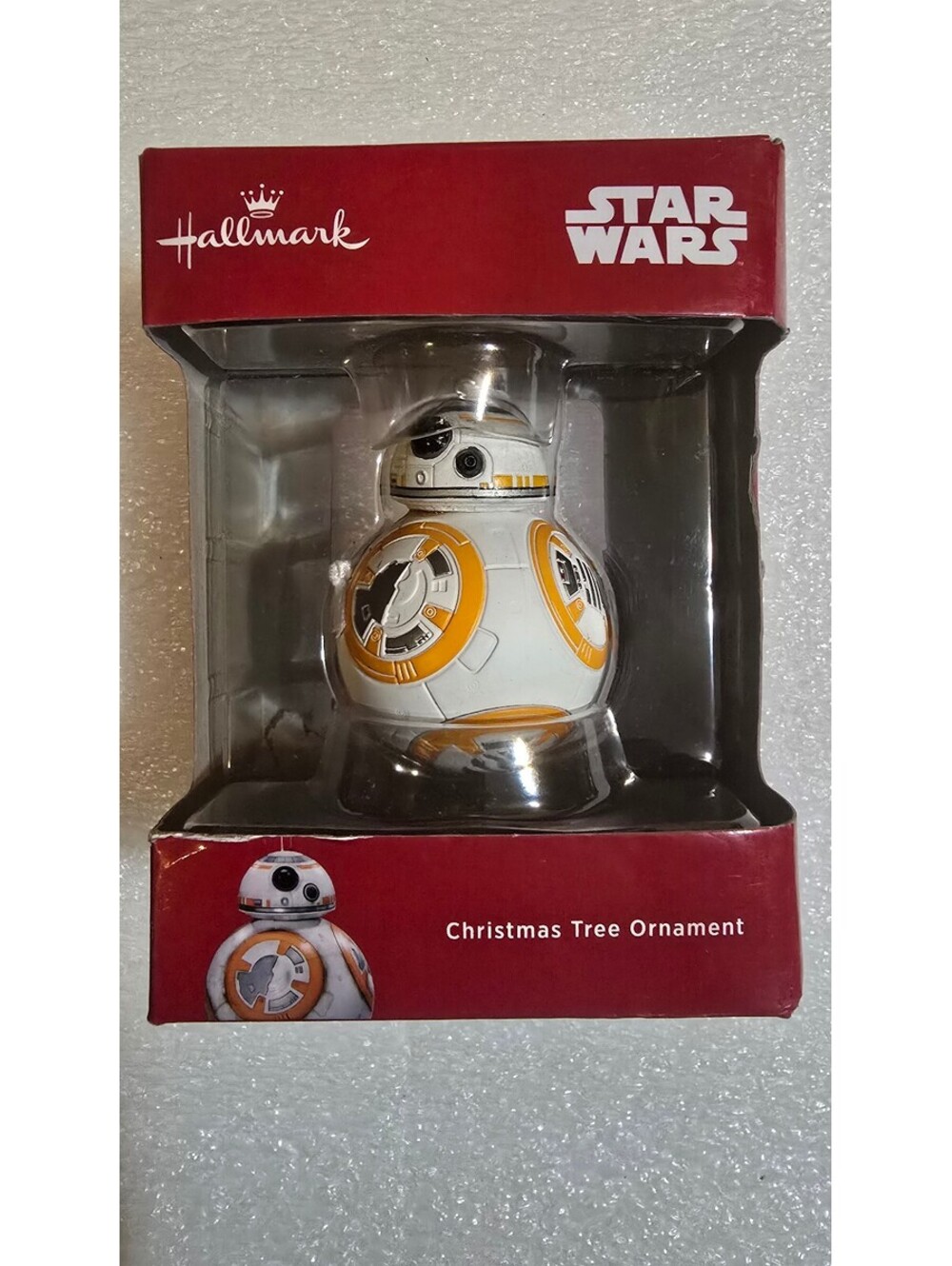 Hallmark Christmas Ornament 2018 BB-8 Star Wars DISNEY Red Box H9